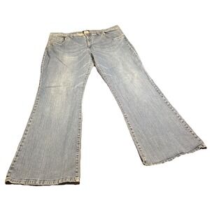 Vintage‎ Truck Jeans Women's 24 Light Wash Bootcut Flare Stretch Denim Y2K